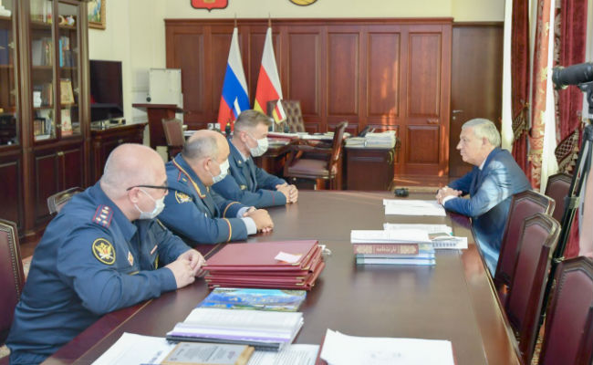 Рабочая встреча с новым начальником регионального управления ФСИН Владимиром Моравцом