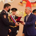 работников МВД Северной Осетии поздравили Глава РСО-Алания Вячеслав Битаров